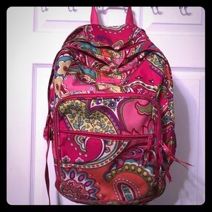 Vera Bradley large back pack and accessories